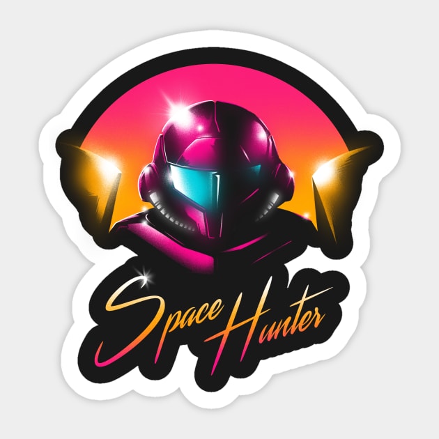 The Space Hunter Sticker by ddjvigo